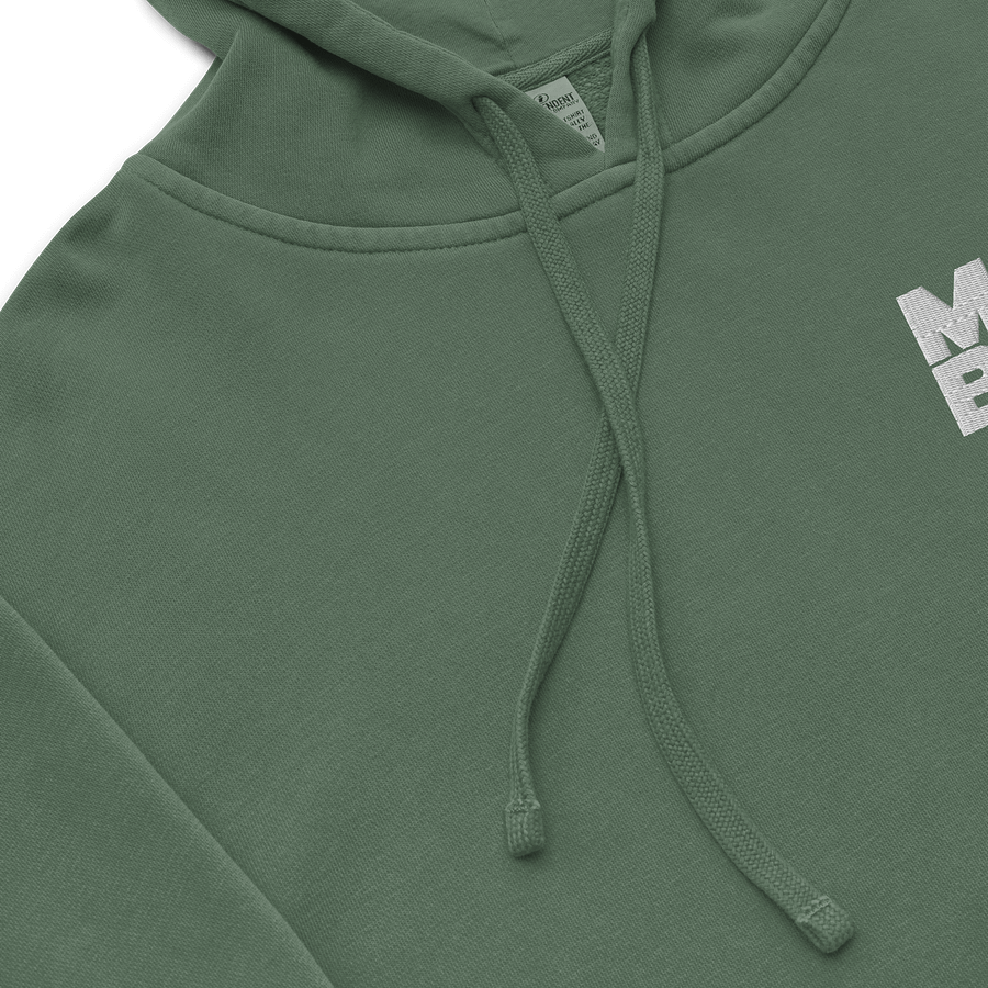 Mad Blood Logo Pigment Dyed Hoodie (Stitched Logo) product image (2)