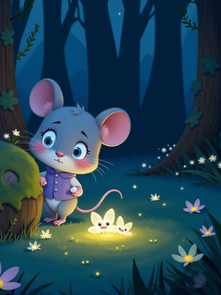 Milo the Moonlight Mouse | Kids Bedtime Story PDF | Preschool Fairy Tale Book | Toddler Ebook | Instant Digital Download (25 Pages) product image (5)