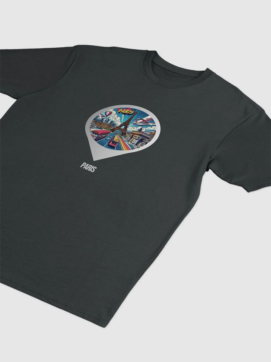 Parisian Adventures Men's Tee | AI Design Paris city France product image (1)