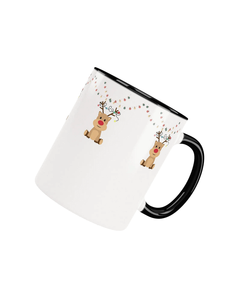 Festive Reindeer Lights Ceramic Mug product image (1)
