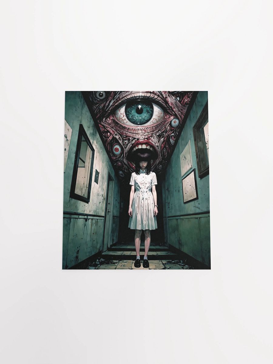 Surreal Nightmare Corridor Matte Poster product image (31)