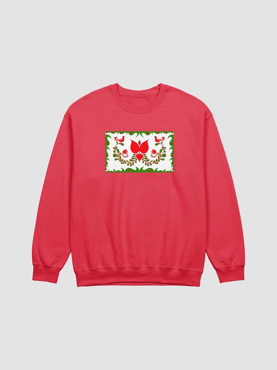 Hungarian Folk Art Floral Crewneck Sweatshirt product image (1)
