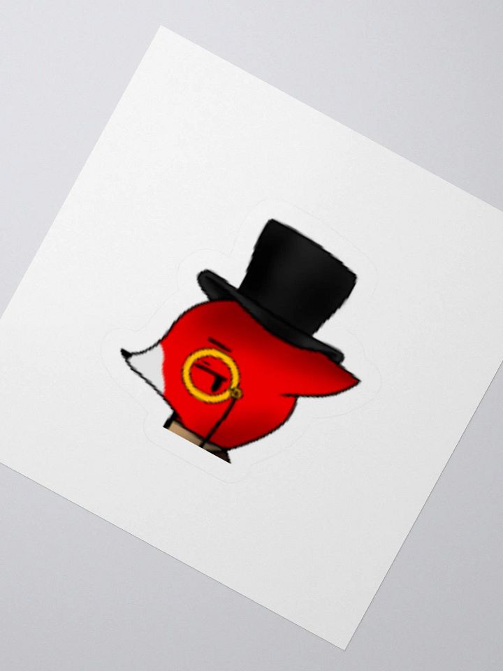 Dapper Red Character Sticker product image (6)