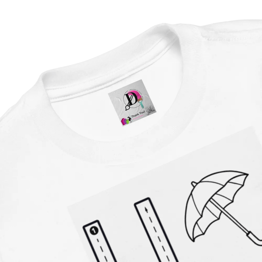 JoBeth Design White ☔ Uu Toddler T-Shirt👚 product image (4)