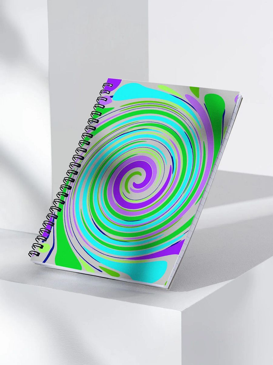 Psychedelic Swirls Spiral Notebook product image (3)