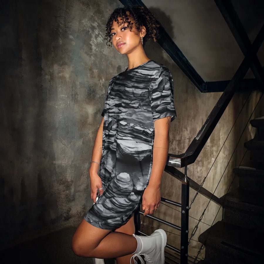 Earth Tones T Shirt Dress product image (12)