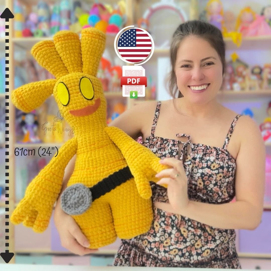 Goldengo Pokémon Amigurumi Crochet Pattern, Giant and Super Bulky Pokémon (Digital Download) product image (1)