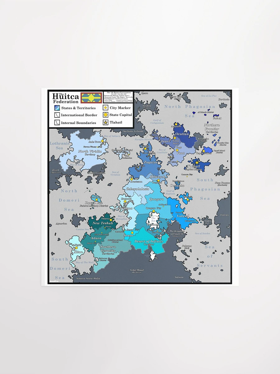 Huitca Federation Map product image (1)
