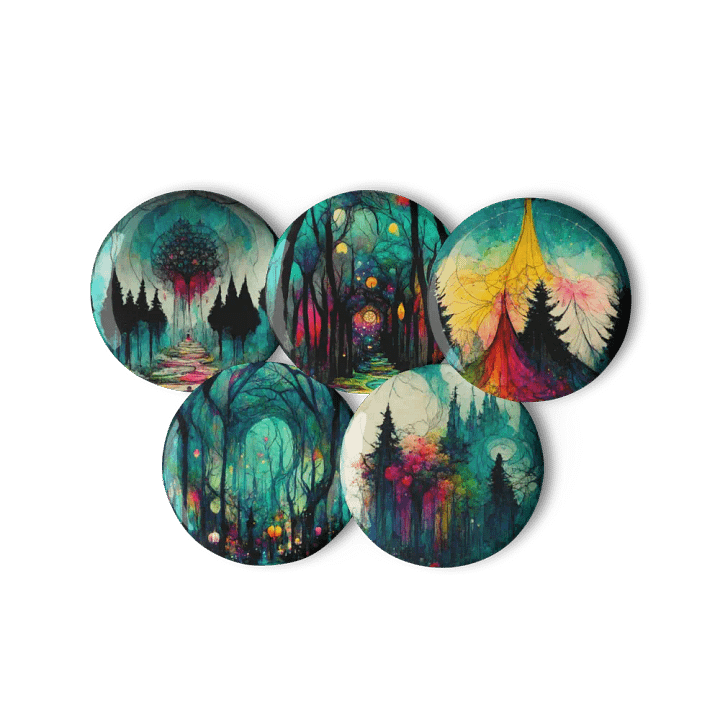 Enchanted Forest Pin Button Set product image (3)
