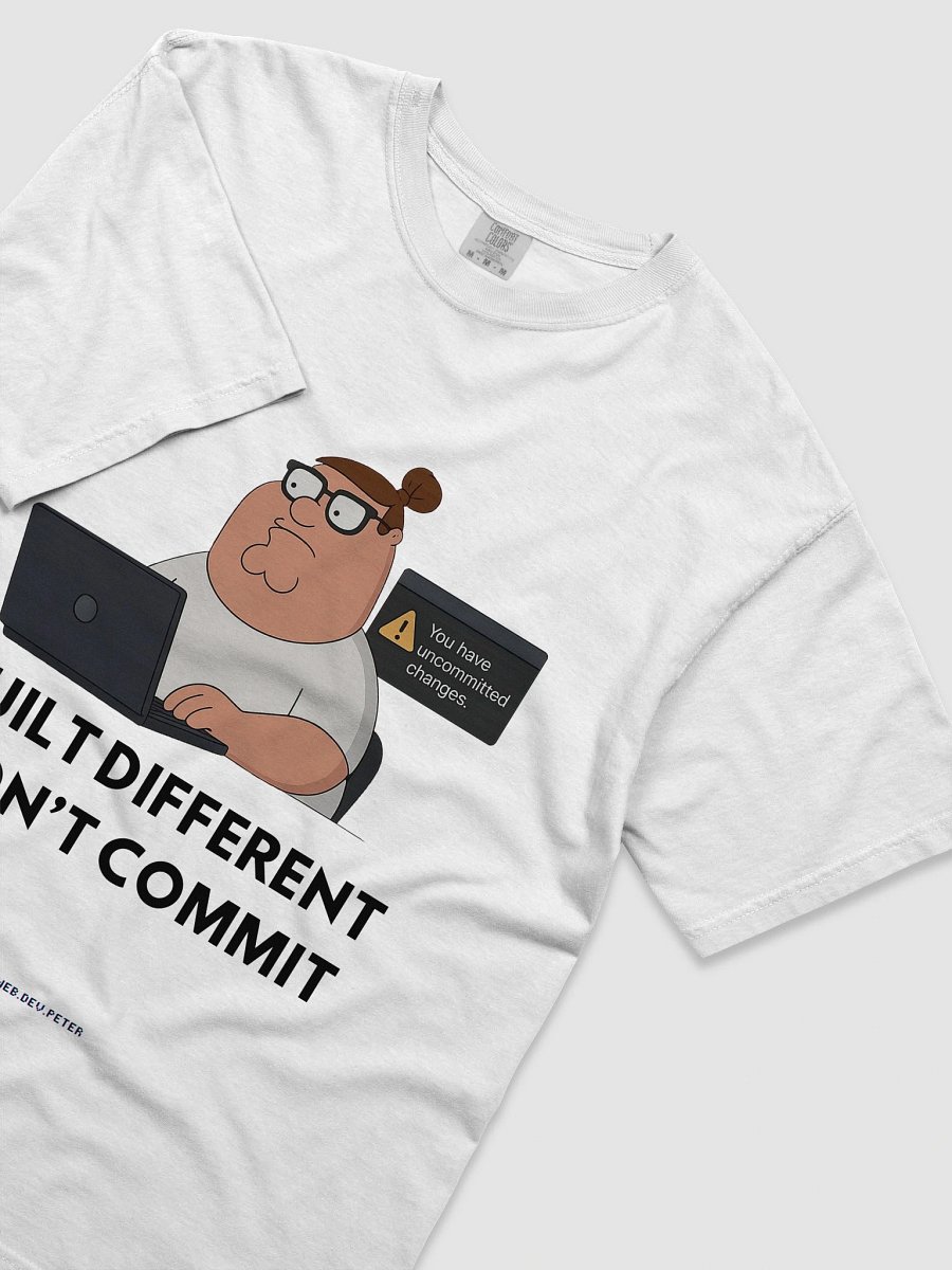 “Didn’t Commit” Developer Tee White product image (30)