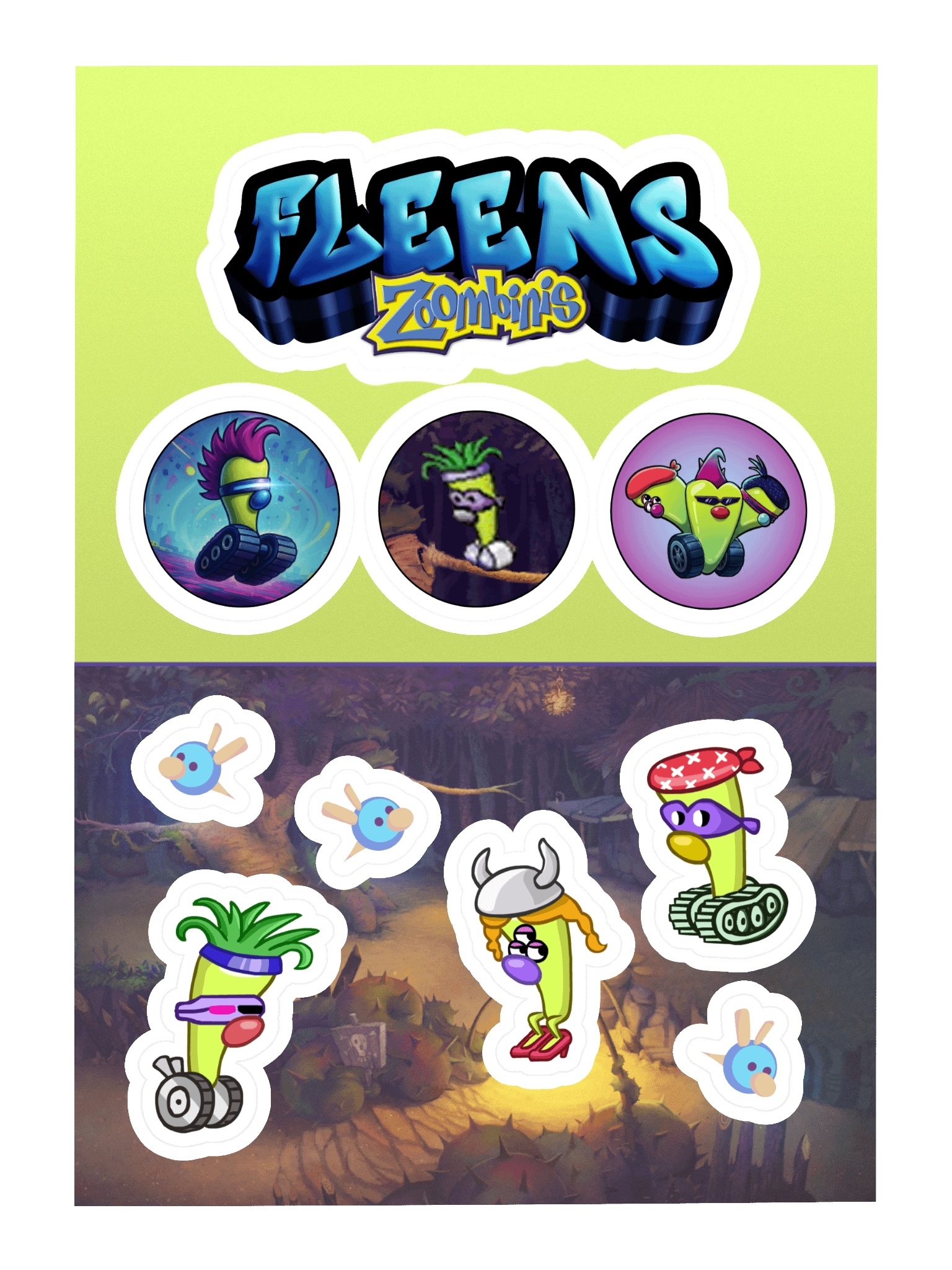 Fleens Sticker Set product image (3)