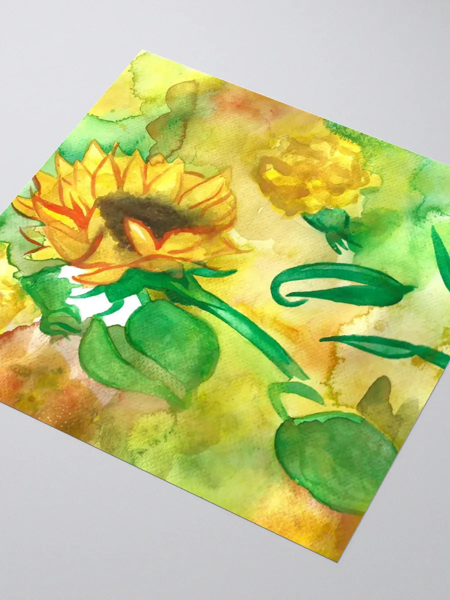 Golden Bloom Sticker product image (9)
