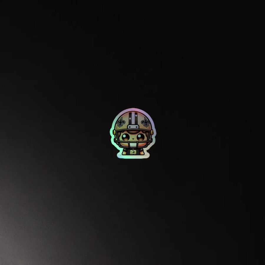KAWAII New Orleans Saints Player Holographic Sticker product image (2)
