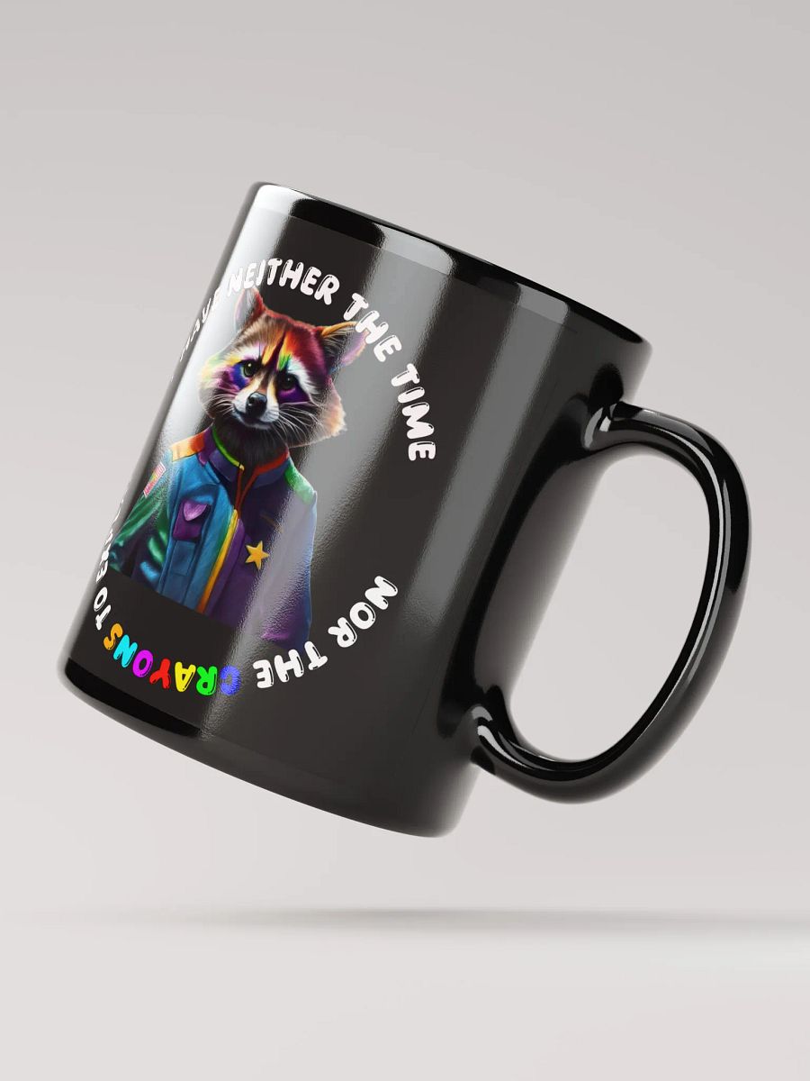 Whimsical Raccoon Space Jacket Mug product image (3)