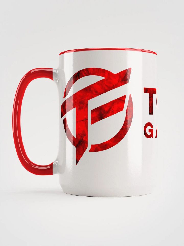 TopFrag™ Red Ceramic Mug with Color Inside product image (1)