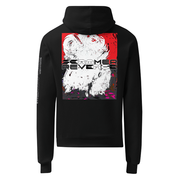 Scammer Revenge Hoodie with Glitch-Style Logo product image (2)