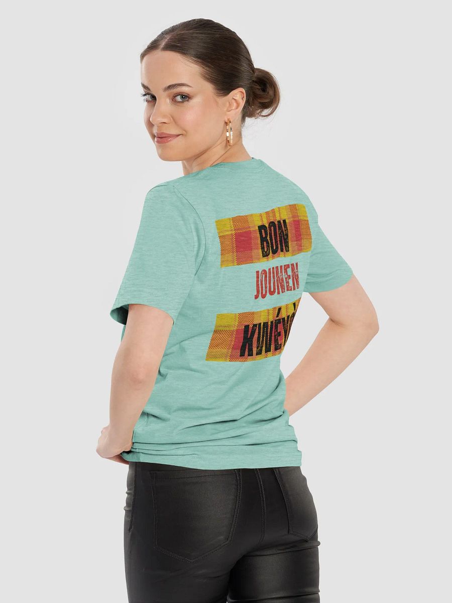Kwéyòl Madras Bliss T-Shirt product image (54)