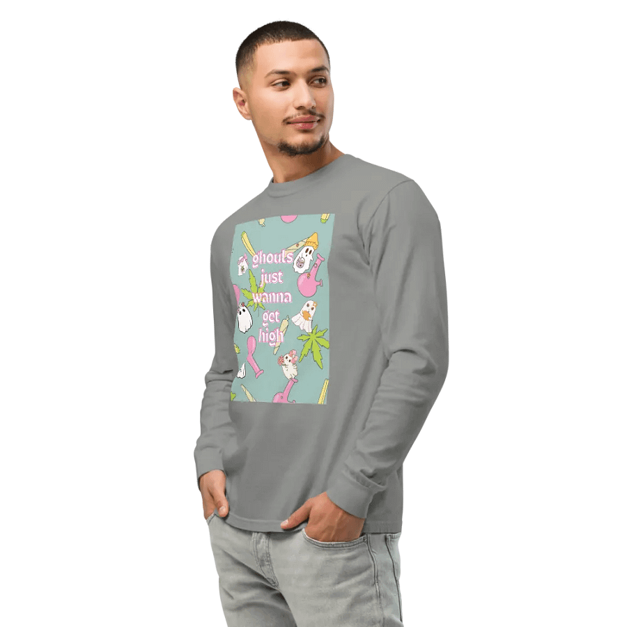 Ghouls Just Wanna Get High Long Sleeve Shirt product image (3)