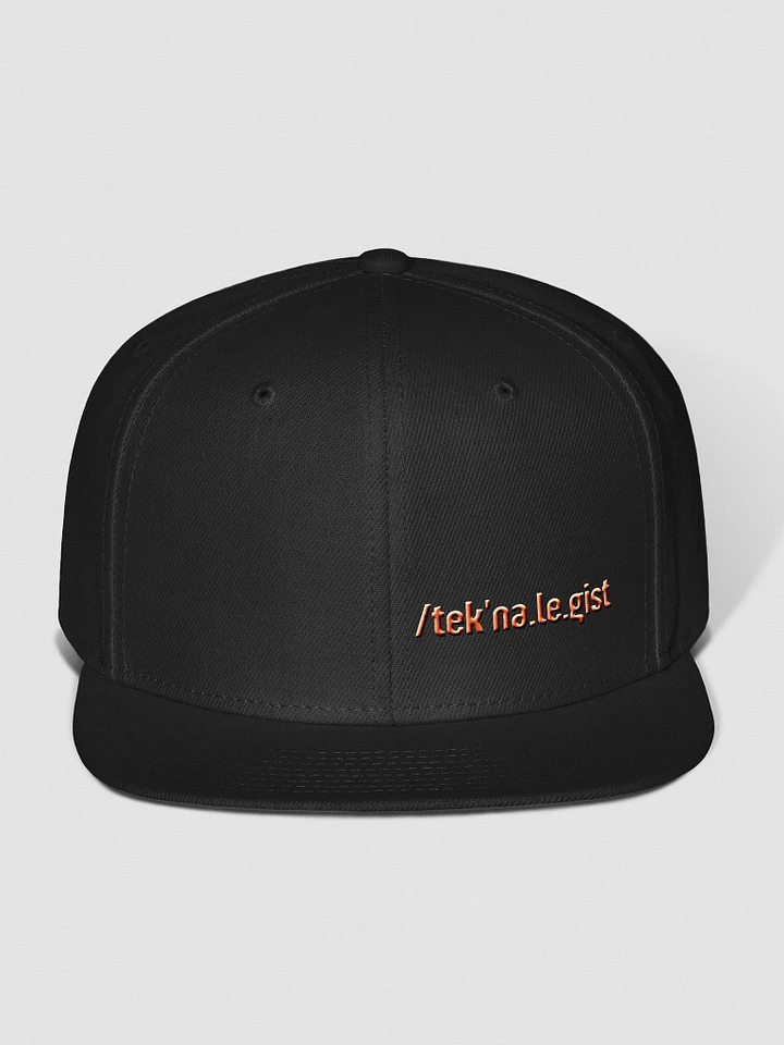 /tek'na.le.gist snapback hat product image (1)