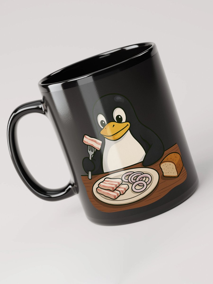 Black Mug - Tux's Breakfast product image (3)