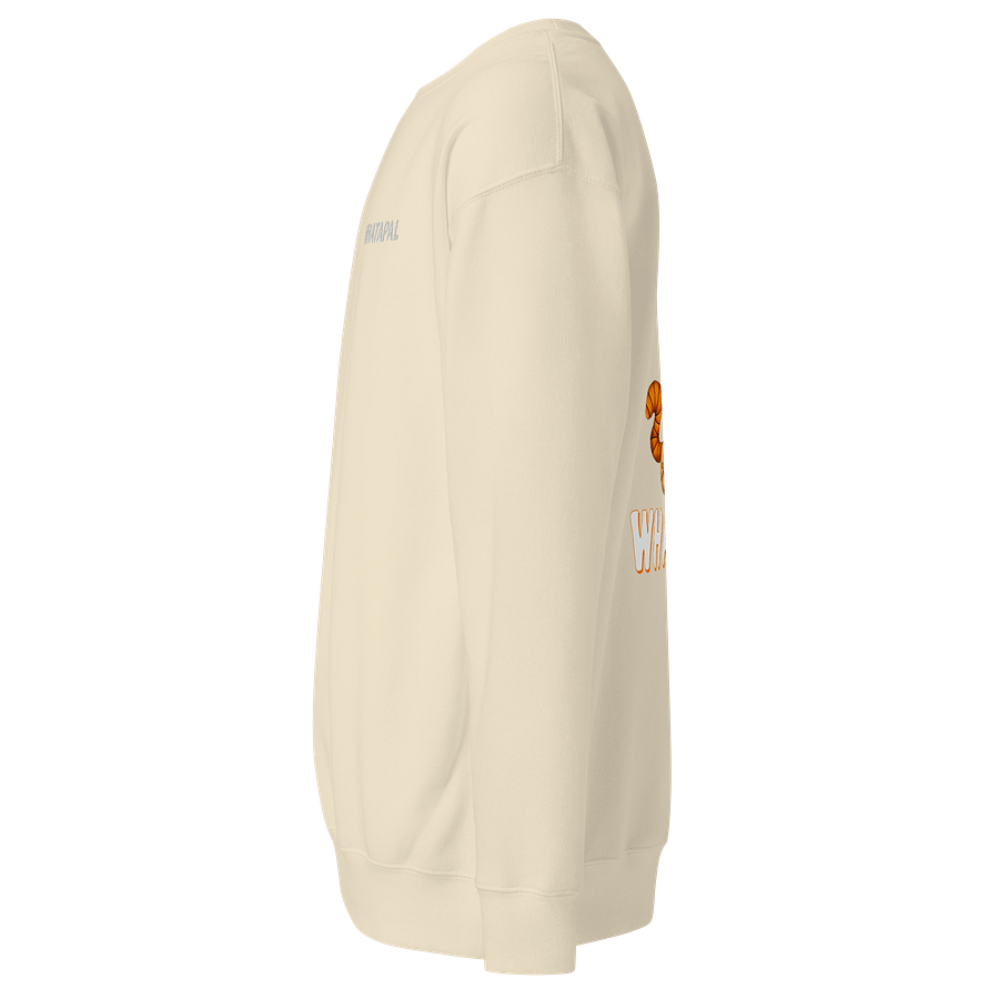 WHATAPAL White Front Embroidered Sweatshirt product image (15)