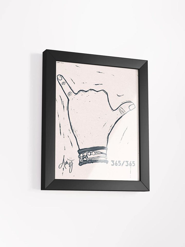 Linocut Hang Loose Art product image (10)