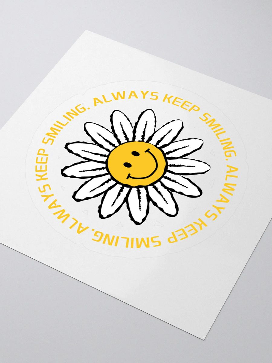 Always Keep Smiling Kiss Cut Stickers product image (7)