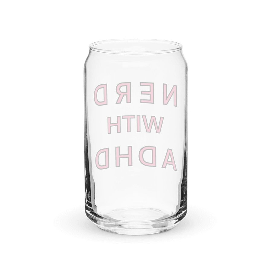 Nerd With ADHD Can-Shaped Glass product image (6)