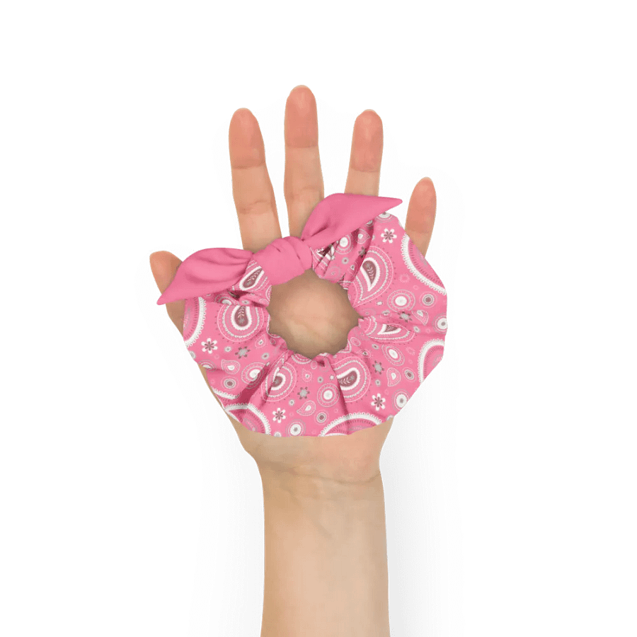 Pink Paisley Dreams All-Over Print Scrunchie product image (8)
