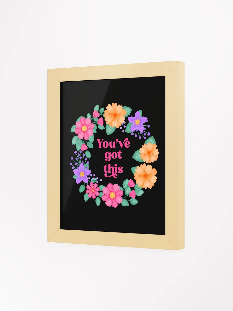 You've got this - Motivational Wall Art Black product image (3)