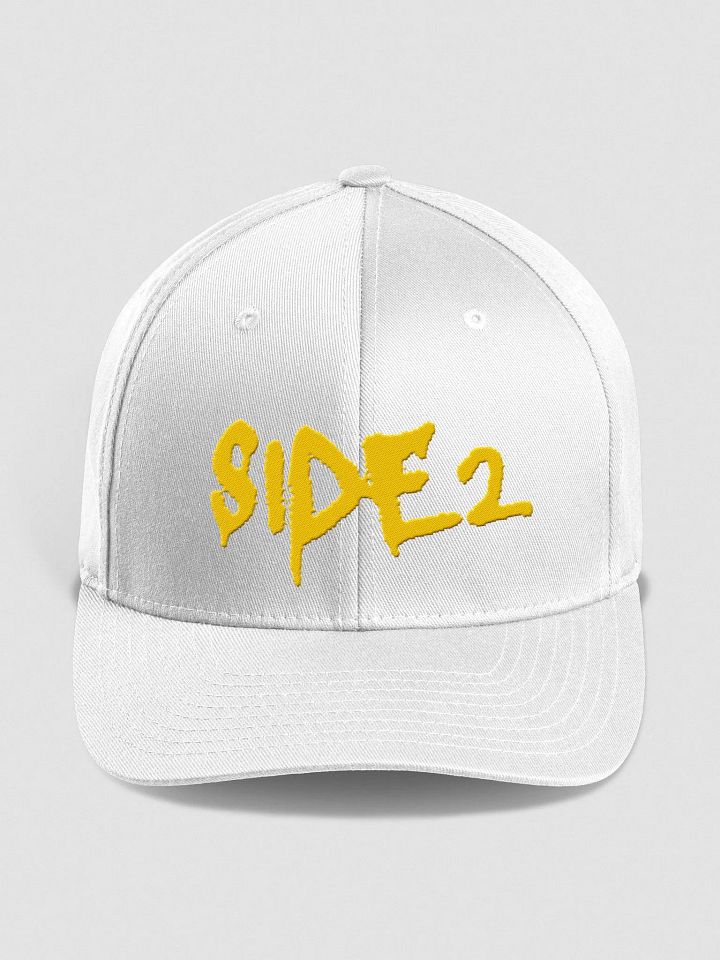 Side2/Kick Fitted Hat White/Gold product image (1)
