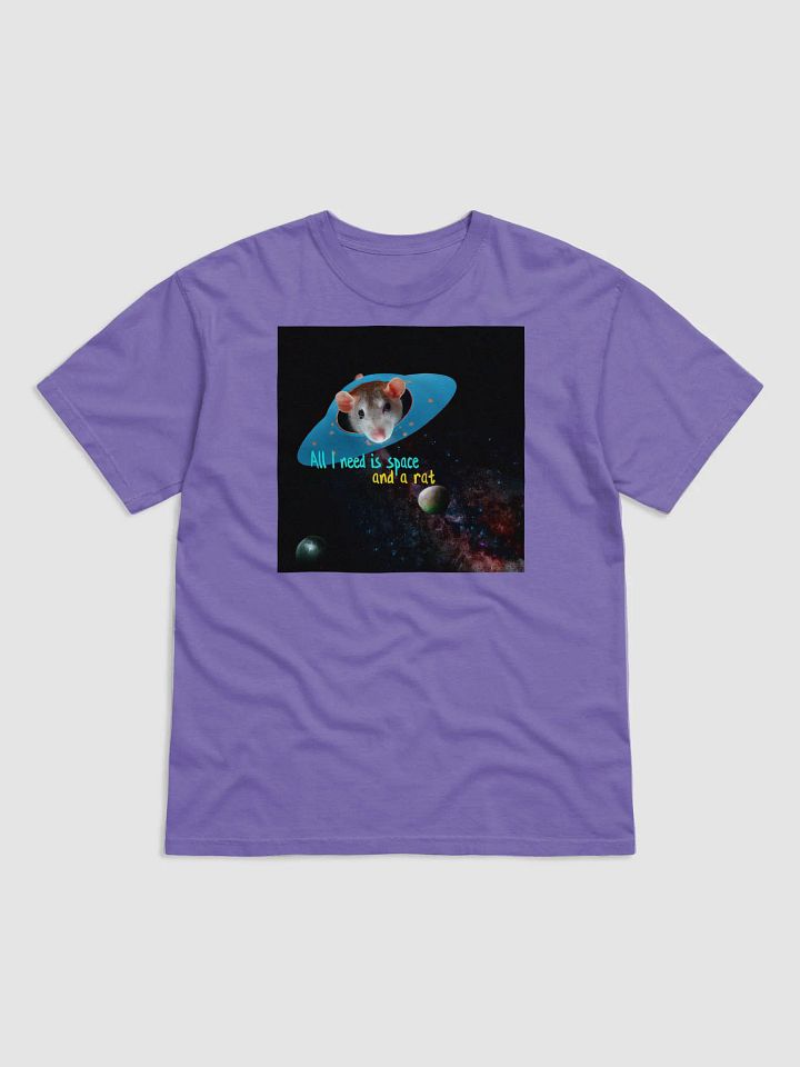 All I need is space and a rat T shirt product image (5)