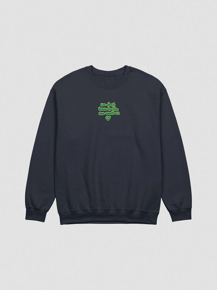 ONE ANOTHER (leaf design) embroidered crewneck product image (2)