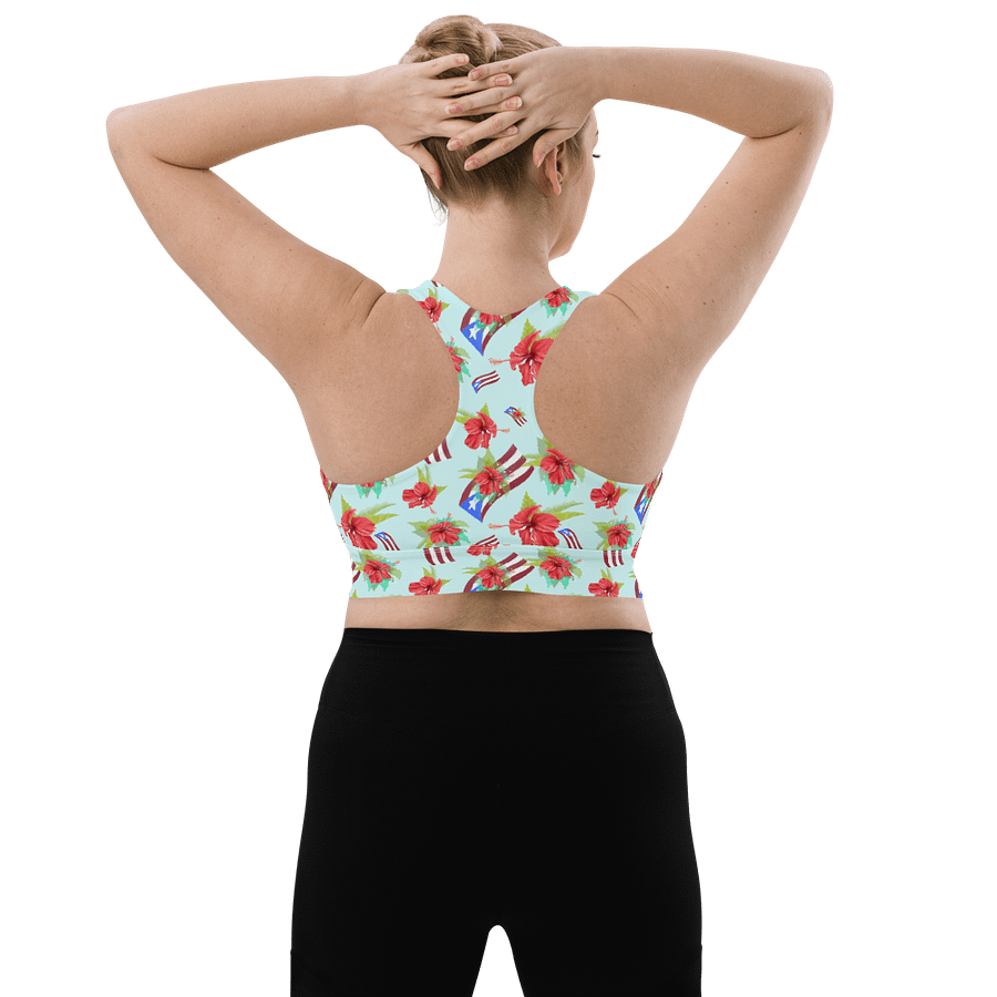 Puerto Rican Pride All-Over Print Sports Bra product image (8)