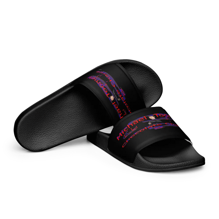 Michael Toomey As Chocolate Charlie 00 - Black Men's Slides product image (10)