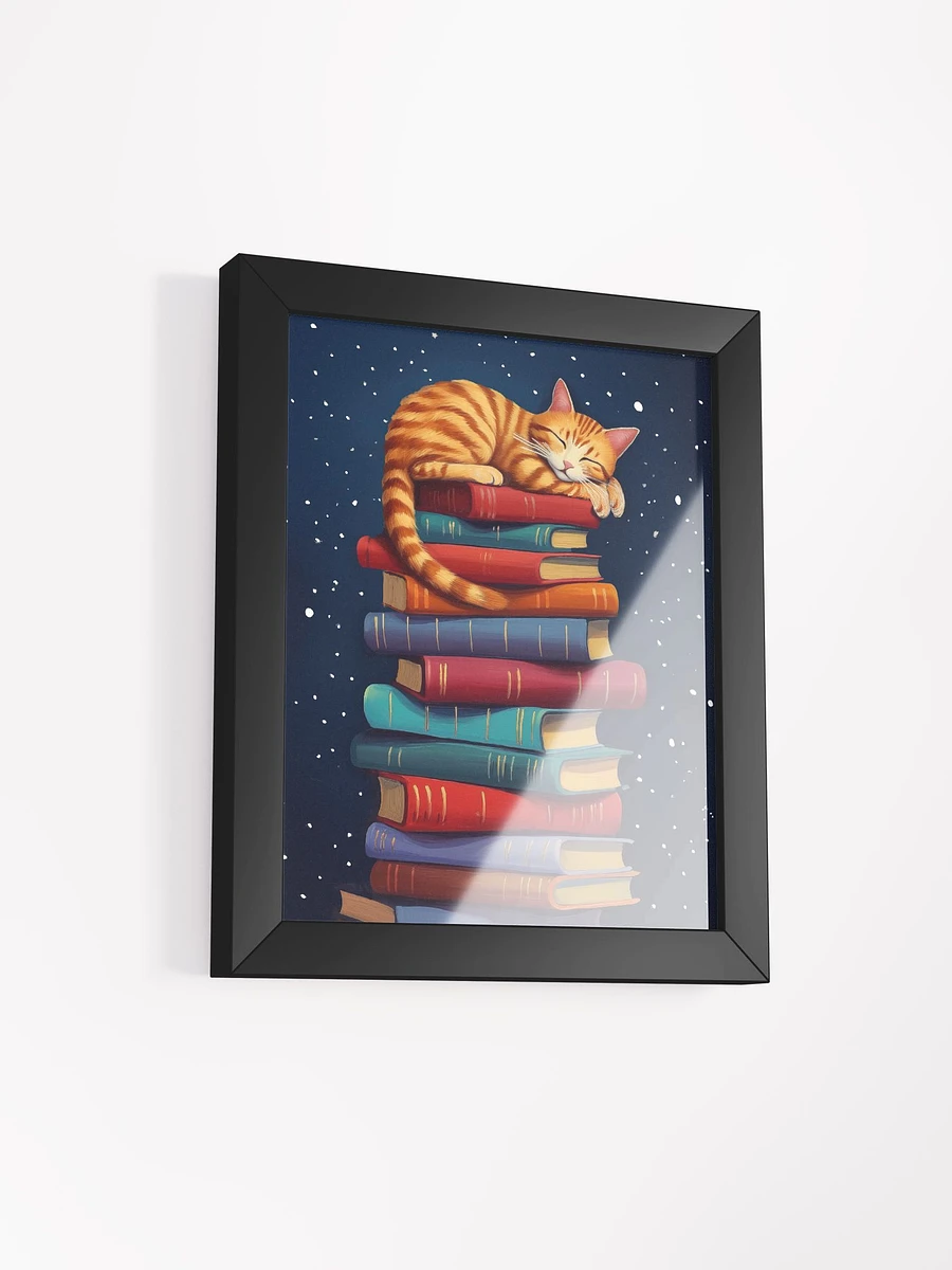 Things I Love - Cats & Books Framed Poster product image (2)