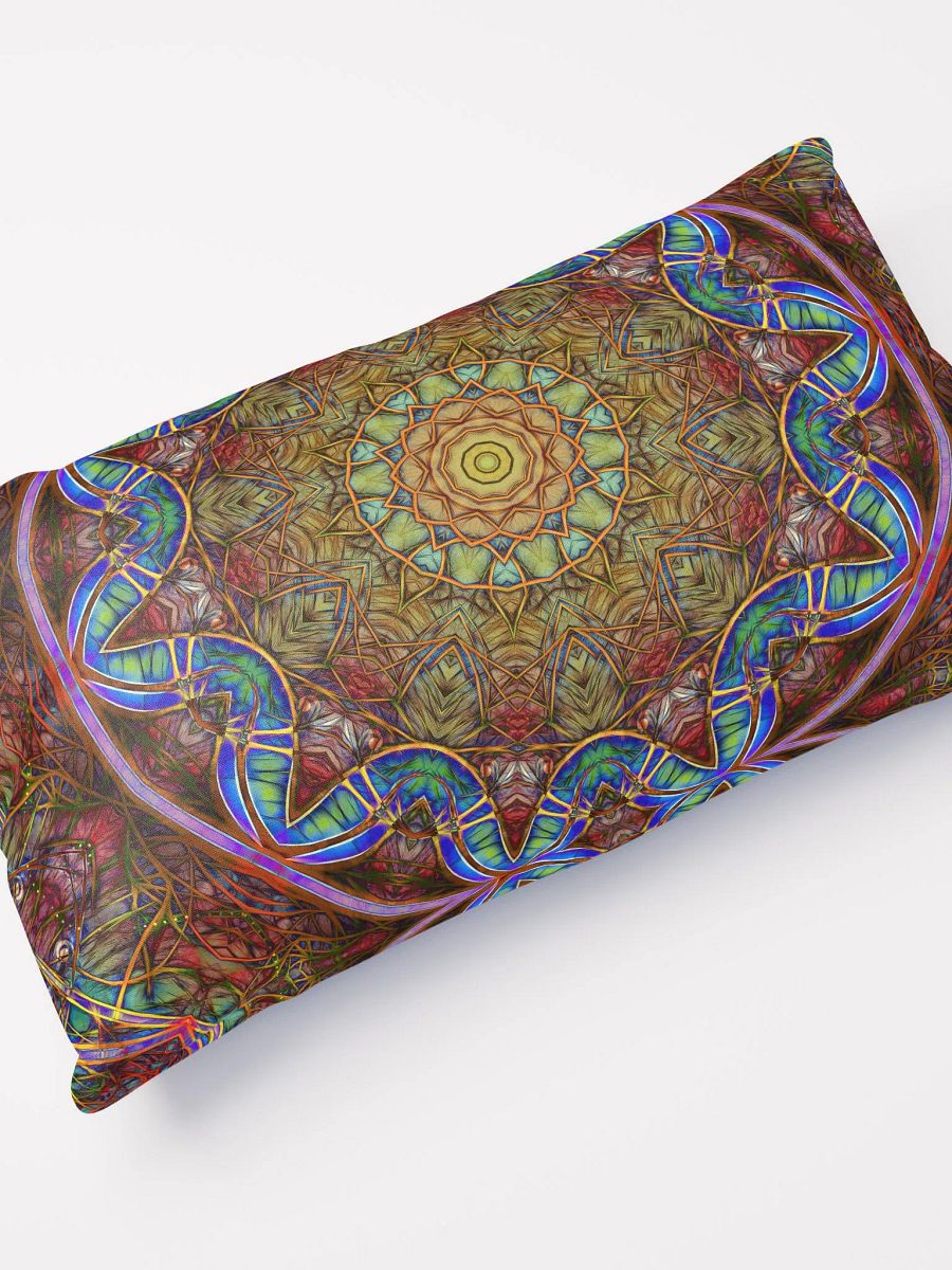 Blue and Pink Windy Abstract Throw Pillow product image (11)