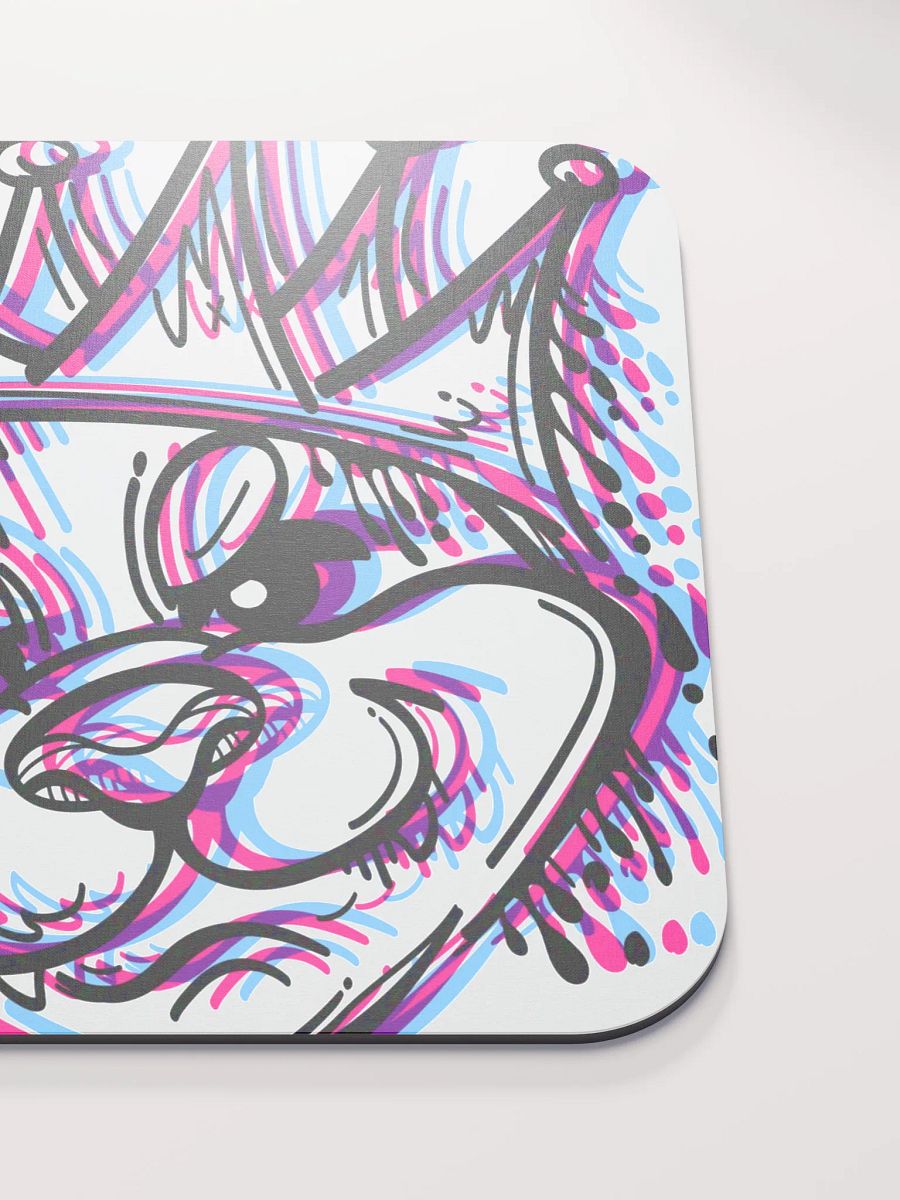 GLITCHY DOG | MOUSE PAD product image (5)