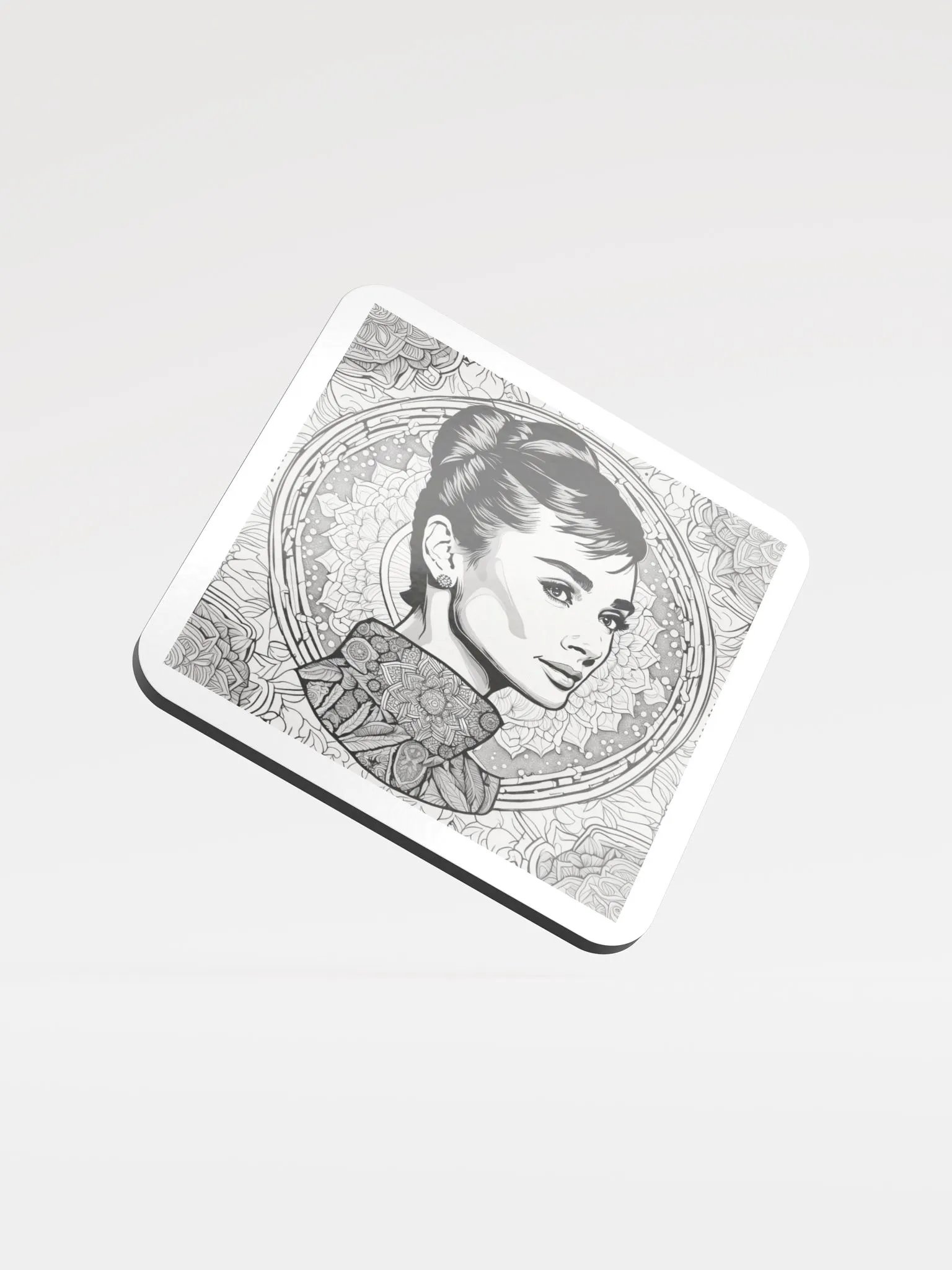 Ornate Elegance Portrait Coaster product image (1)