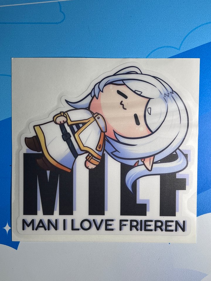 MILF - Man I love Frieren - Large Sticker product image (2)