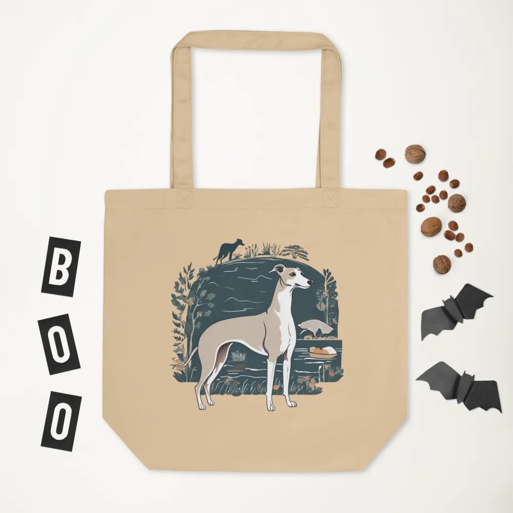 Botanical Greyhound Eco-Friendly Tote Bag product image (3)
