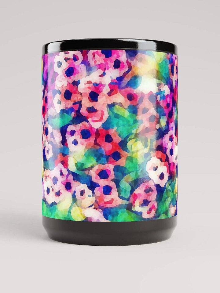 Abstract Graphic | Black Coffee Mug | Tea Tree Floral product image (2)
