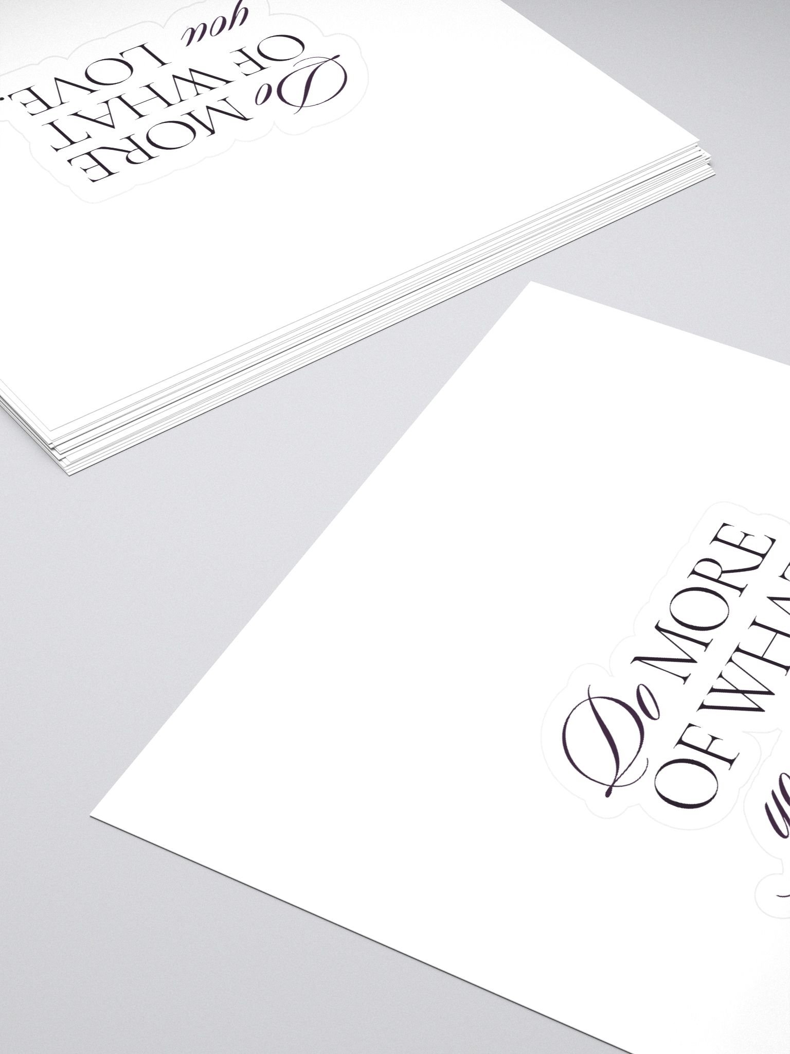 Scripted Inspiration Kiss Cut Stickers product image (4)