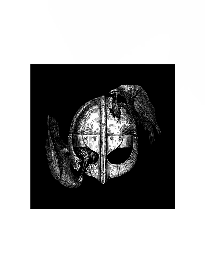 REXNOR Helmet & Crows Poster product image (1)