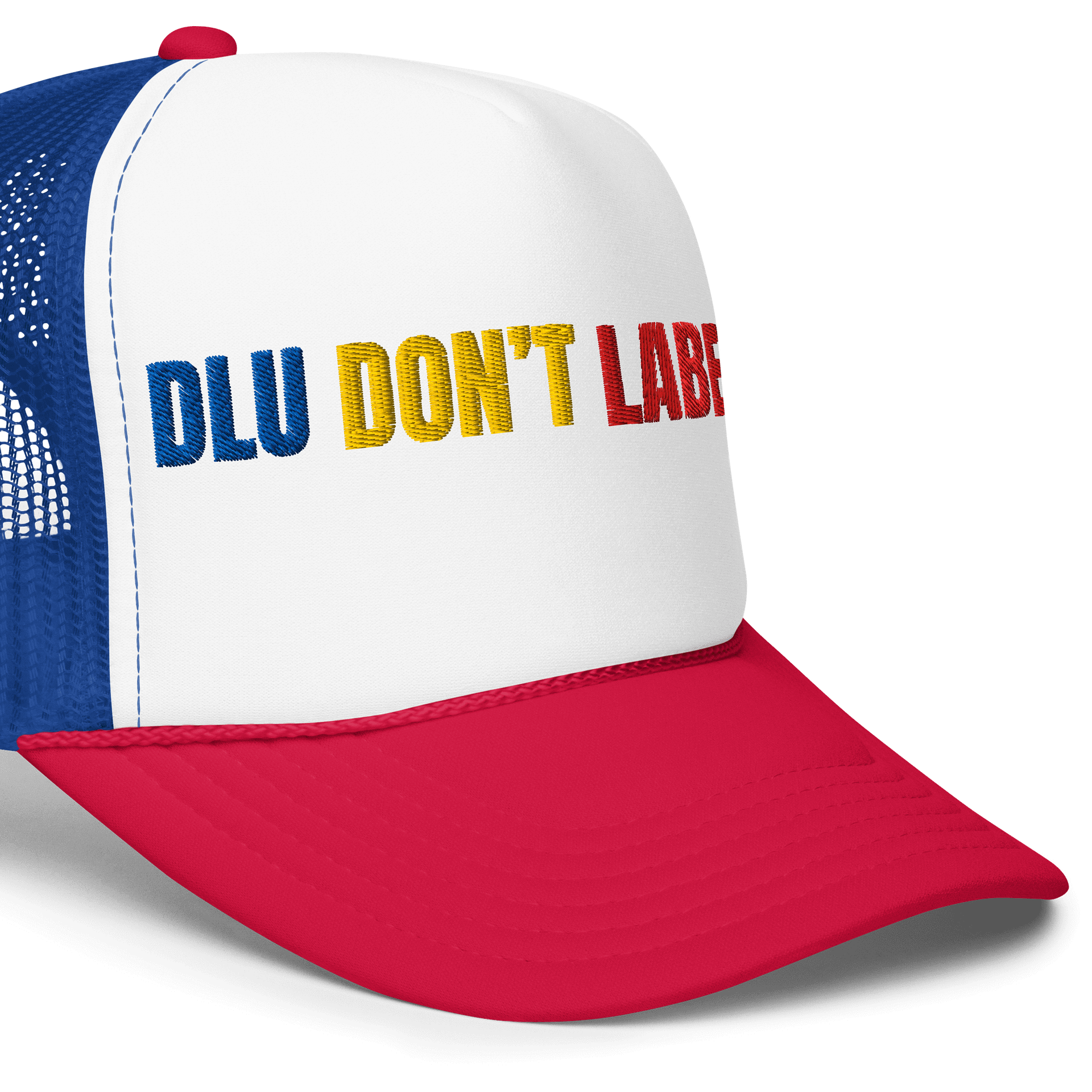 DLU Foam Trucker Hat: Y2K Throwback product image (47)