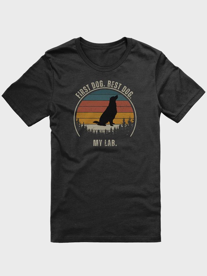Retro Labrador Silhouette T-Shirt product image (2)