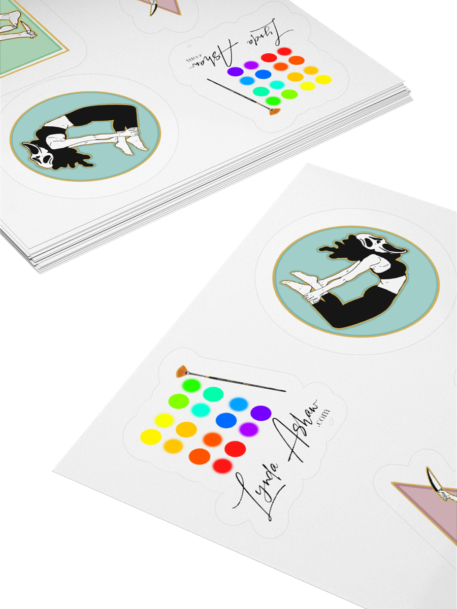 A Villain's Yoga; stickers product image (12)