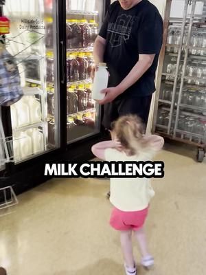 Grandpa is SO SCARED at the end! 🤣 #familytime #parenthood #milk #milkchallange #justforfun 