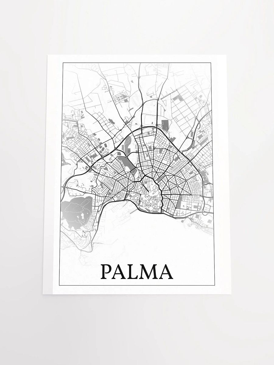 Palma, Mallorca, Spain, city map print product image (20)