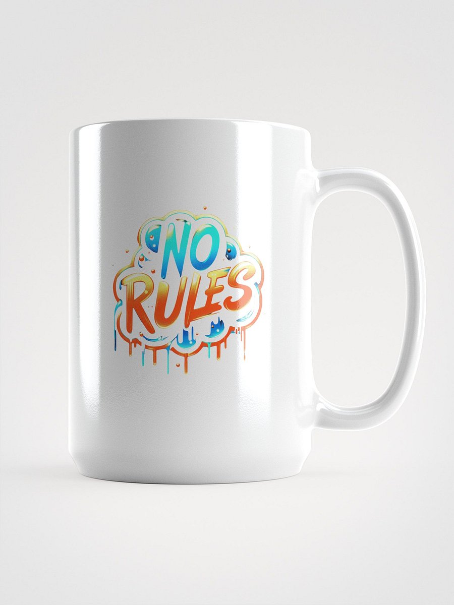 NO RULES – Neon Graffiti Street Text product image (1)